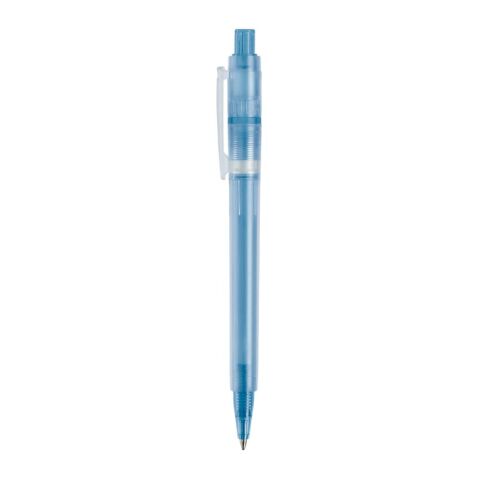 Kugelschreiber Baron '03 Ice Frosty Blau Weiss | 1-farbiger Siebdruck | 270° vom Clip | 45 mm x 25 mm | Nicht verfügbar