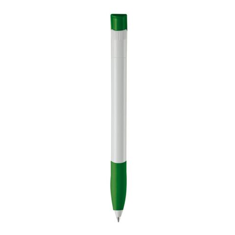 Kugelschreiber Apollo Hardcolour Weiss-Grün | 1-farbiger Siebdruck | 180° vom Clip | 40 mm x 25 mm | Nicht verfügbar