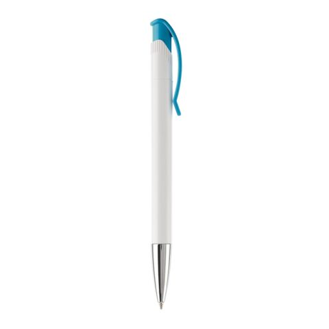 KS Apollo Metall Tip HC Weiss-Blau | 1-farbiger Tampondruck | Clip | 25 mm x 6 mm | Nicht verfügbar