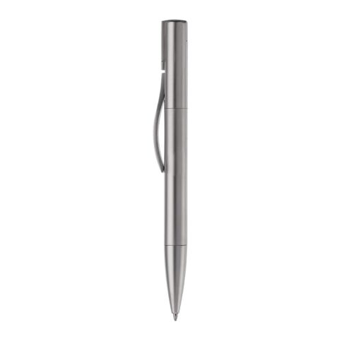Metall USB Kugelschreiber 4GB Silber | Gravur | in Verlängerung vom Clip | 20 mm x 7 mm | Nicht verfügbar