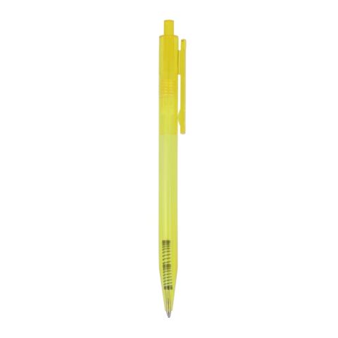 Kugelschreiber Kuma Transparent Gelb-Gelb | 1-farbiger Siebdruck | in Verlängerung vom Clip | 45 mm x 25 mm | Nicht verfügbar