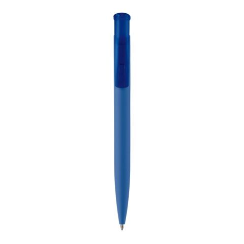 Kugelschreiber Avalon Soft-Touch Blau Weiss | 1-farbiger Tampondruck | Clip | 35 mm x 8 mm | Nicht verfügbar