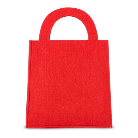 Filz-Geschenktüte 15x21cm rot | ohne Werbeanbringung | Nicht verfügbar | Nicht verfügbar