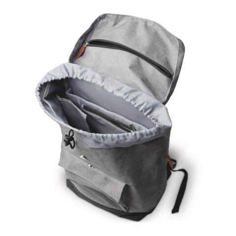 Rucksack Brixton polyester 300D 16L Grau-Schwarz | ohne Werbeanbringung | Nicht verfügbar | Nicht verfügbar | Nicht verfügbar