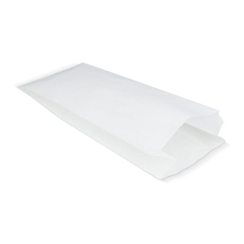 Papiertüte 50g/m² 14 x 6 x 27cm Weiss | ohne Werbeanbringung | Nicht verfügbar | Nicht verfügbar