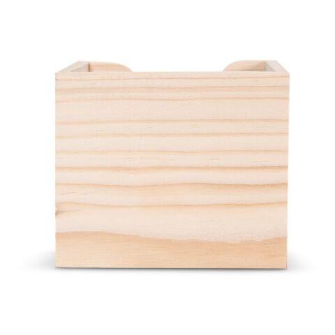 Notizzettel 10x10x8,5cm FSC in Würfelholzbox Natur | ohne Werbeanbringung | Nicht verfügbar | Nicht verfügbar | Nicht verfügbar