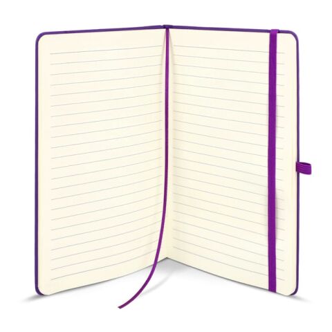 PU-Notizbuch Sora A5 Transparent Violett | ohne Werbeanbringung | Nicht verfügbar | Nicht verfügbar