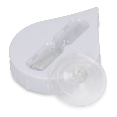 Dusch-Timer Wassertropfen - 5min Weiss | ohne Werbeanbringung | Nicht verfügbar | Nicht verfügbar | Nicht verfügbar