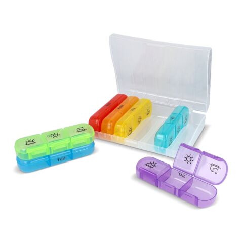 7-Tage-Pillendose Joseph weiß | ohne Werbeanbringung | Nicht verfügbar | Nicht verfügbar