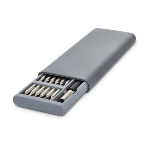 24-teiliges Präzisionsschraubendreher-Set mit Aufbewahrungsbox Grau | ohne Werbeanbringung | Nicht verfügbar | Nicht verfügbar