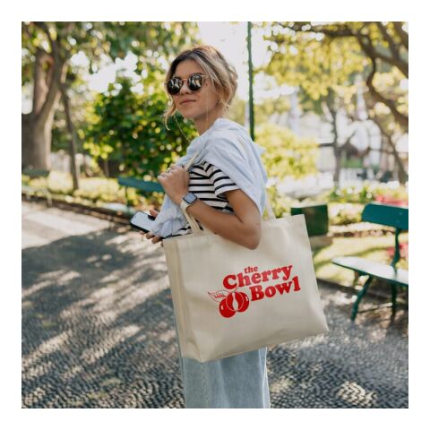 Umhängetasche Leinwand OEKO-TEX®280g/m² 45x10x33cm Ecru | ohne Werbeanbringung | Nicht verfügbar | Nicht verfügbar | Nicht verfügbar