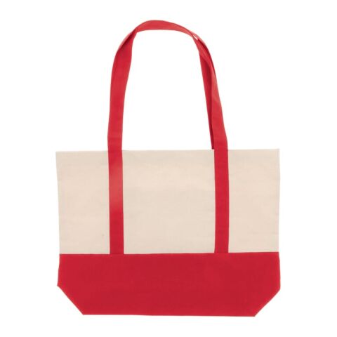 Strandtasche Baumwollsegeltuch OEKO-TEX® 280g/m² 42x10x30cm rot | ohne Werbeanbringung | Nicht verfügbar | Nicht verfügbar | Nicht verfügbar