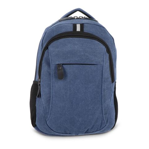 Rucksack Harper aus recyceltem Baumwoll-Canvas Dunkelblau | ohne Werbeanbringung | Nicht verfügbar | Nicht verfügbar | Nicht verfügbar