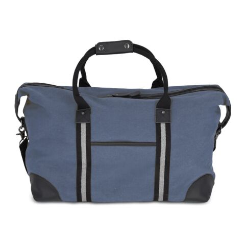 Weekender-Tasche aus recyceltem Baumwoll-Canvas Harper Dunkelblau | Digital Transferdruck | Fach | 120 mm x 120 mm