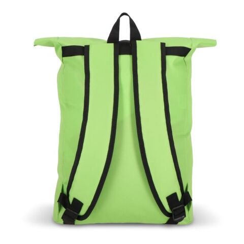 R-PET 600D Rolltop-Rucksack 20L Hellgrün
