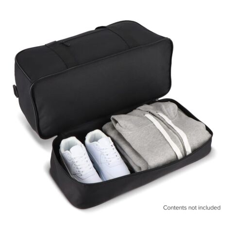 R-PET 600D Sport- und Reisetasche 55,5 x 25 x 36 cm 50 l Schwarz | ohne Werbeanbringung | Nicht verfügbar | Nicht verfügbar