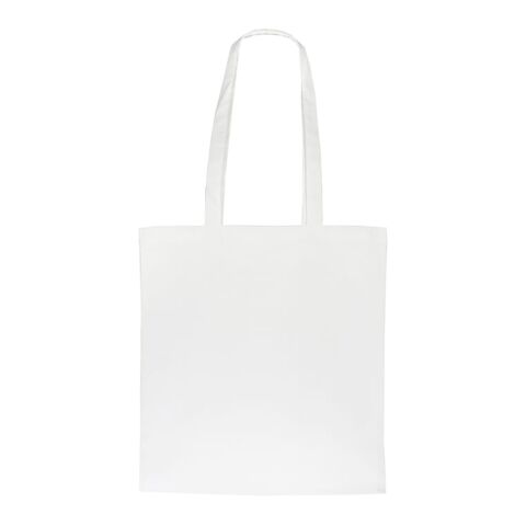 Tasche Bio-Baumwolle Farbe lang 140g/m² 38x42 cm Weiss | ohne Werbeanbringung | Nicht verfügbar | Nicht verfügbar