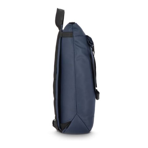 rPET 600D Navi Laptop-Rucksack 36 x 40 x 10 cm blau/schwarz | ohne Werbeanbringung | Nicht verfügbar | Nicht verfügbar