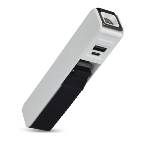 5-in-1 Powerbank - Kofferwaage - Taschenlampe - Lineal - Temperaturmesser Weiss | ohne Werbeanbringung | Nicht verfügbar | Nicht verfügbar