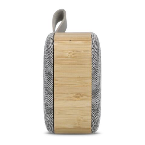 Bamboo Wireless Speaker 5W Natur | Digitaldruck | Vorderseite | 50 mm x 50 mm