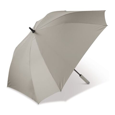 Luxus 27” quadratischer Regenschirm mit Hülle Taupe | ohne Werbeanbringung | Nicht verfügbar | Nicht verfügbar | Nicht verfügbar