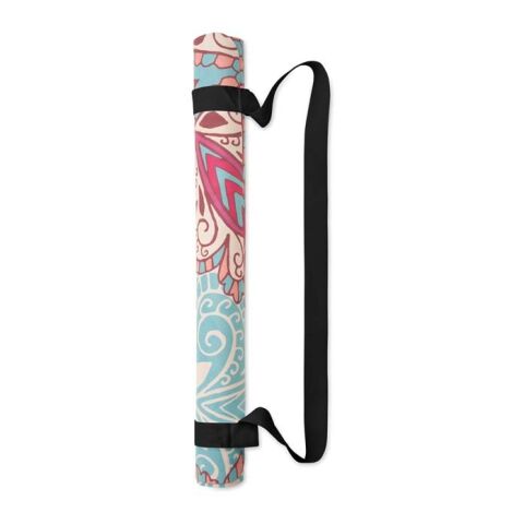 Yogamatte aus Mikrofaser in Wildlederimitat-Optik und Kautschuk ca. 1,5 mm Stärke | ohne Werbeanbringung