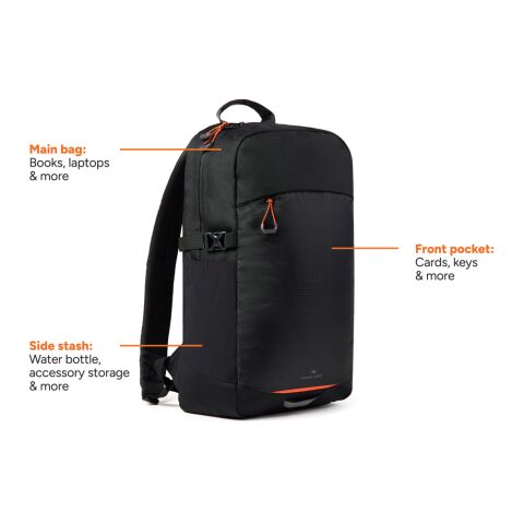 Nordic Drift Trail RCS Daypack 16L schwarz-orange | ohne Werbeanbringung | Nicht verfügbar | Nicht verfügbar | Nicht verfügbar