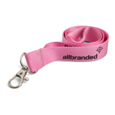 Nylon Schlüsselband PMS Wunschfarbe | ohne Werbeanbringung | 10 mm | Ovaler Karabiner | Kunststoff-Verschluss | Ohne Safetyclip | Ausweishülle hoch