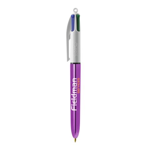 BIC® 4 Colours Shine Kugelschreiber Weiß-lilametallic | Nicht verfügbar