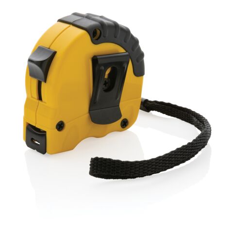 3m/16mm Maßband aus RCS recyceltem Kunststoff gelb-schwarz | ohne Werbeanbringung | Nicht verfügbar | Nicht verfügbar