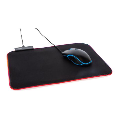 RGB Gaming Mauspad schwarz | ohne Werbeanbringung | Nicht verfügbar | Nicht verfügbar