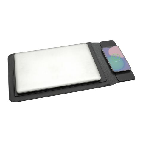 Swiss Peak magnet. 15,6&quot; Laptop-Sleeve mit 15W Ladefunktion schwarz | ohne Werbeanbringung | Nicht verfügbar | Nicht verfügbar