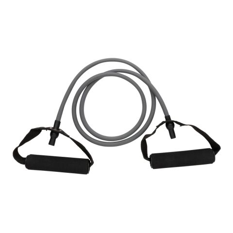 Fitness Resistance-Tube im Etui grau-schwarz | ohne Werbeanbringung | Nicht verfügbar | Nicht verfügbar