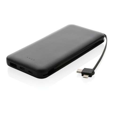 Lockhart 10.000mAh Powerbank aus RCS Kunststoff schwarz | ohne Werbeanbringung | Nicht verfügbar | Nicht verfügbar