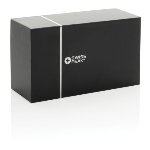 Swiss Peak 10W Basslautsprecher aus recyceltem Aluminium grau | ohne Werbeanbringung | Nicht verfügbar | Nicht verfügbar