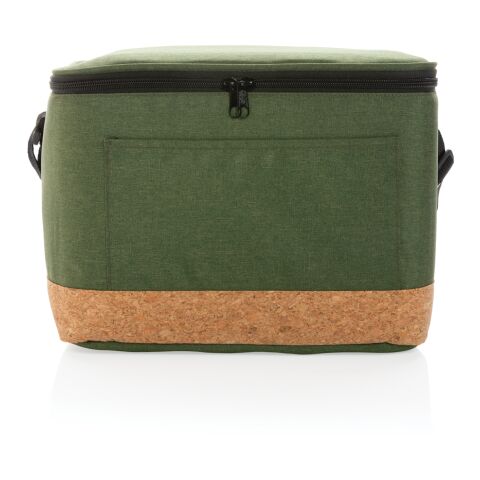 Impact AWARE™ XL RPET Two-Tone Kühltasche mit Korkdetail grün | ohne Werbeanbringung | Nicht verfügbar | Nicht verfügbar | Nicht verfügbar
