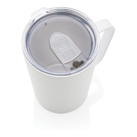 RCS recycelter Stainless Steel Isolierbecher mit Deckel weiß | ohne Werbeanbringung | Nicht verfügbar | Nicht verfügbar