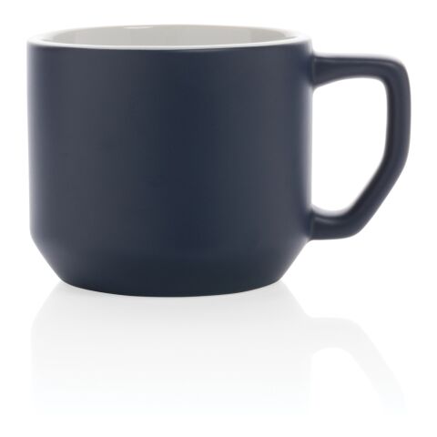 Moderne Keramiktasse blau | ohne Werbeanbringung | Nicht verfügbar | Nicht verfügbar