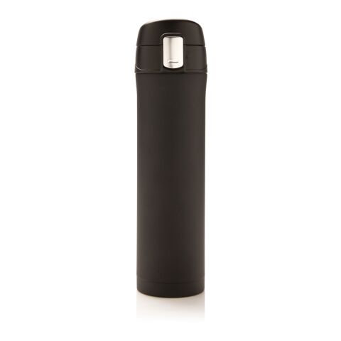 Easy Lock Vakuum-Flasche aus RCS recyceltem Stahl schwarz | ohne Werbeanbringung | Nicht verfügbar | Nicht verfügbar