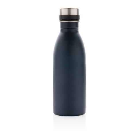 Deluxe Wasserflasche aus RCS recyceltem Stainless-Steel navy blau | ohne Werbeanbringung | Nicht verfügbar | Nicht verfügbar