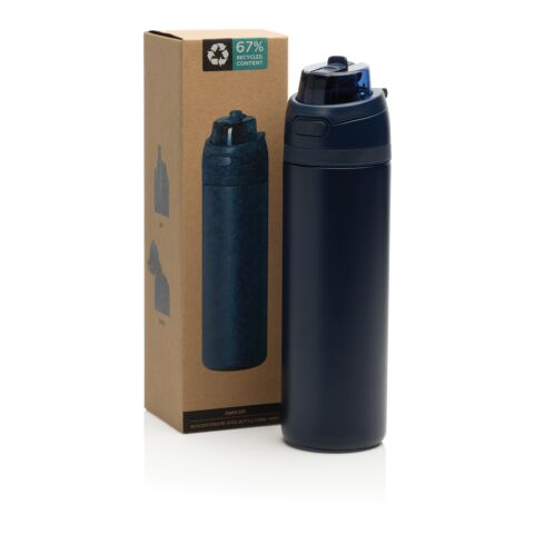 Omni Sip verschließbare Flasche aus RCS-reSteel, 700ml navy blau