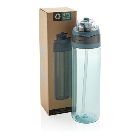 Omni Sip Wasserflasche 800ml aus RCS RPET blau | ohne Werbeanbringung | Nicht verfügbar | Nicht verfügbar