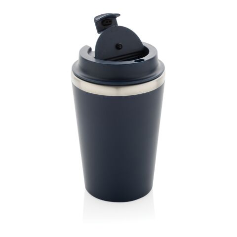 Java 350ml doppelwandiger Becher aus RCS recyceltem PP navy blau | ohne Werbeanbringung | Nicht verfügbar | Nicht verfügbar