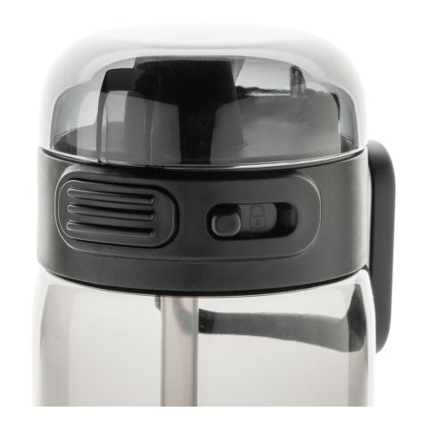 Sip&#039;nLock RCS rPET auslaufsichere Sport-Trinkflasche 800ml schwarz | ohne Werbeanbringung | Nicht verfügbar | Nicht verfügbar