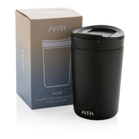 Avira Alya RCS recycelter Stainless-Steel Becher 300ml schwarz | ohne Werbeanbringung | Nicht verfügbar | Nicht verfügbar