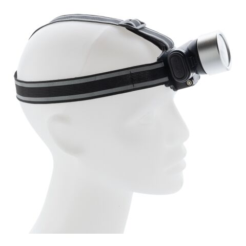 Everest Kopflampe silber-schwarz | ohne Werbeanbringung | Nicht verfügbar | Nicht verfügbar