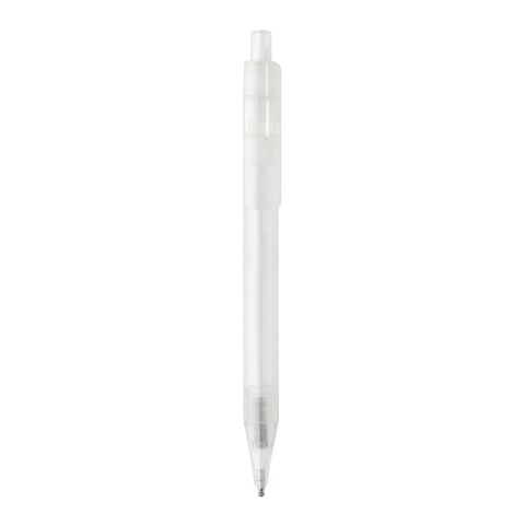 GRS rPET X8 transparenter Stift weiß | ohne Werbeanbringung | Nicht verfügbar | Nicht verfügbar