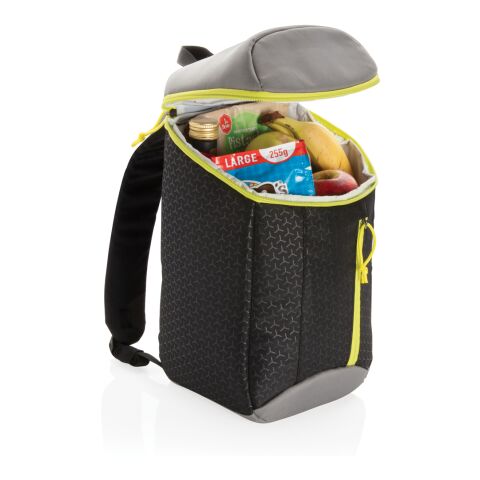 Kühler Rucksack 10L schwarz-limone | ohne Werbeanbringung | Nicht verfügbar | Nicht verfügbar | Nicht verfügbar