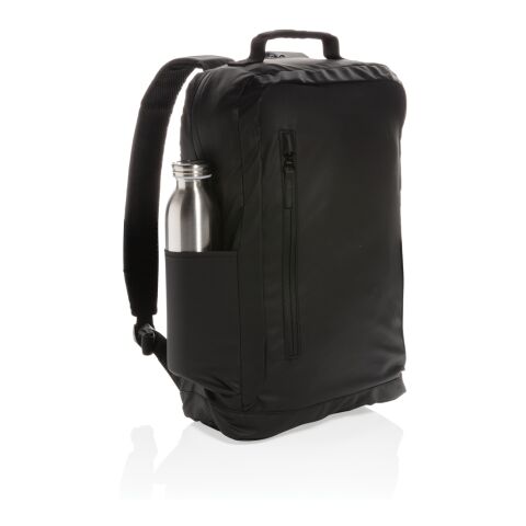Fashion schwarzer 15.6&quot; Laptop-Rucksack PVC-frei schwarz | ohne Werbeanbringung | Nicht verfügbar | Nicht verfügbar