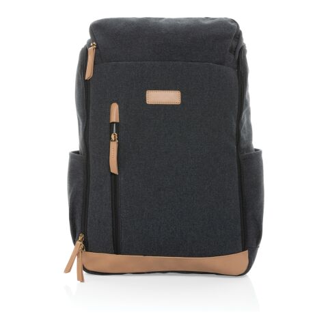 Impact AWARE™ 16 oz. rCanvas 15" Laptop-Rucksack schwarz | ohne Werbeanbringung | Nicht verfügbar | Nicht verfügbar | Nicht verfügbar